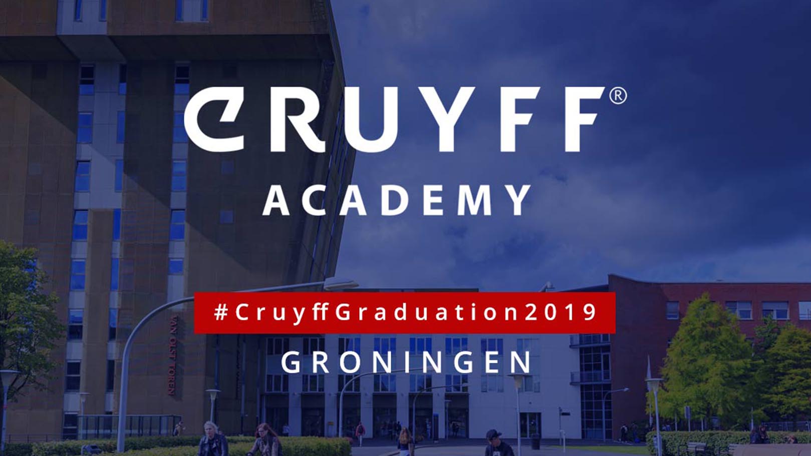 Eerste afstuderen van Johan Cruyff Academy Groningen